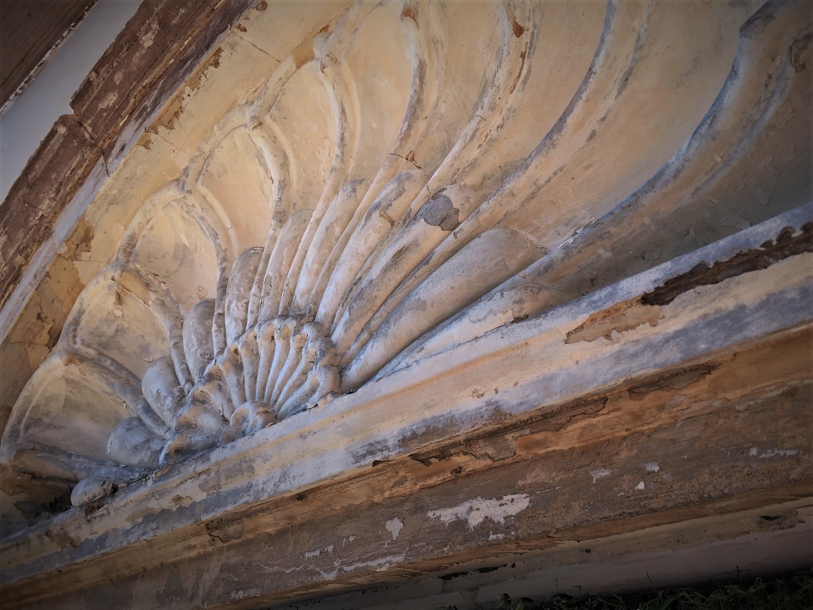 Cast Roman Cement from 1840 on a building in Liverpool